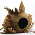 Mushroom Design Felt Cat House