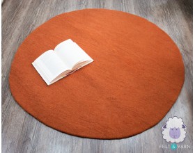 Light Brown Felt Sheet Rug