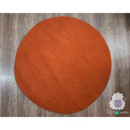 Light Brown Felt Sheet Rug