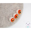 3cm Creepy Halloween Felt Eyeballs
