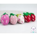 5cm Wool Felt Strawberry