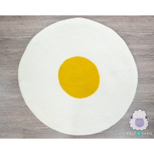 Egg Design Felt Rug