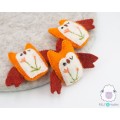 7cm Needle Felted Mini Cute Owl
