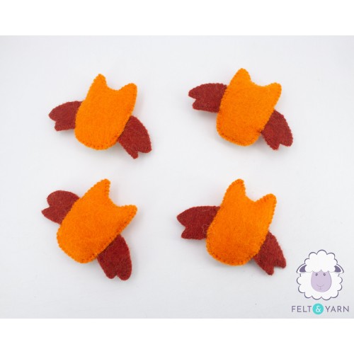 7cm Needle Felted Mini Cute Owl