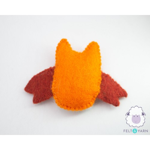 7cm Needle Felted Mini Cute Owl
