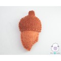 7cm Smiley Mini Felt Acorn