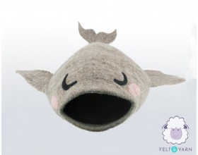 Whale Design Wool Felt Cat...