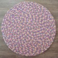 Pastel Color Round Felt Ball Rug