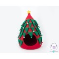 Felt Christmas Tree Cat House