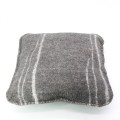 Set of 3 Natural Striped Seat Cushion
