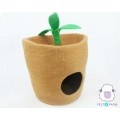 Felt Flower Pot Cat House