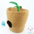 Felt Flower Pot Cat House