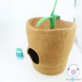 Felt Flower Pot Cat House