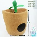 Felt Flower Pot Cat House