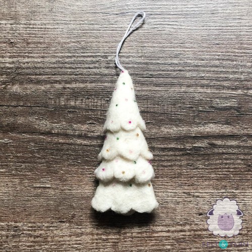 Mini Felted Christmas Tree