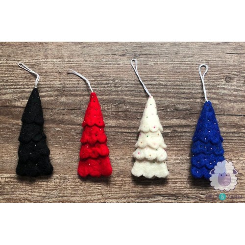 Mini Felted Christmas Tree