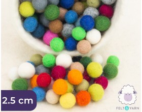 1cm Felt Balls, Wholesale Felt Balls