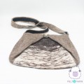 Minimalist Felt Shoulder Bag with Earthy Tones