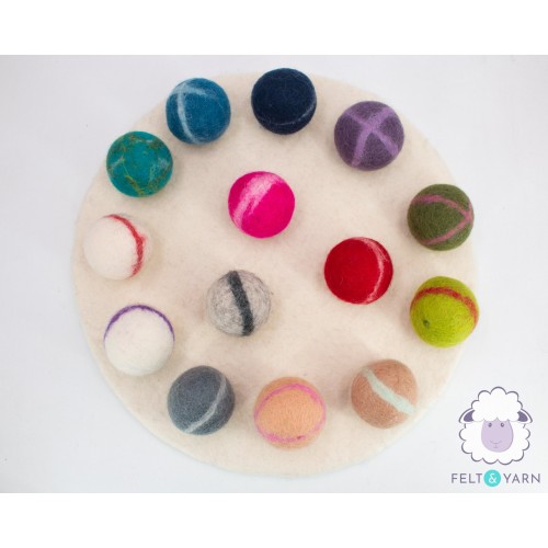 6cm Felt Rattle Ball for Pets