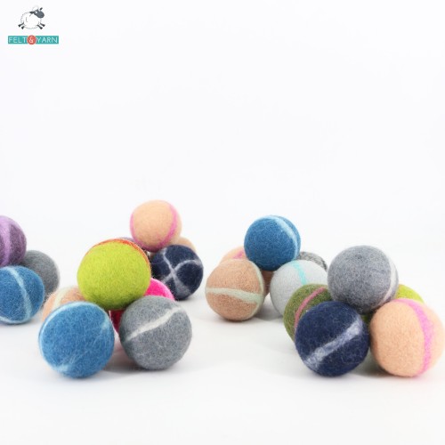 6cm Felt Rattle Ball for Pets