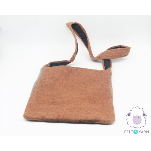 Wool Felt Bag with Tree of Life Design