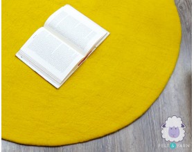 Yellow Room Felt Rug