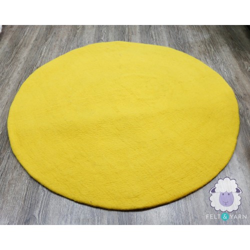 Yellow Room Felt Rug