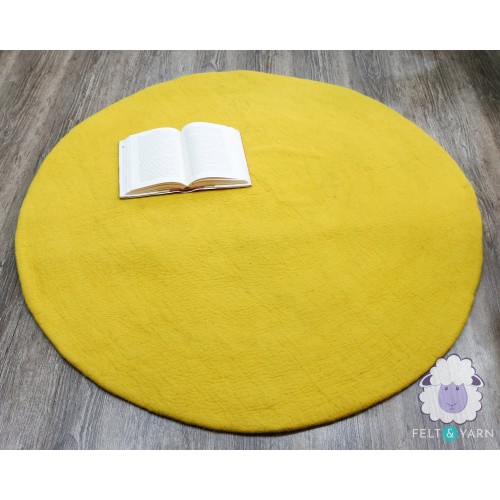 Yellow Room Felt Rug