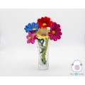 Bulk Handmade Multicolored Wool Felt Flowers