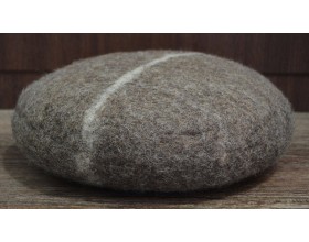 100 Handmade Wool Stone Felt Pouf Felt Yarn