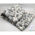 Black and White Pebble Rug