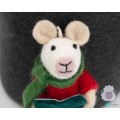 10cm Felt Mice Christmas Tree Ornaments