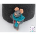10cm Felt Mice Christmas Tree Ornaments