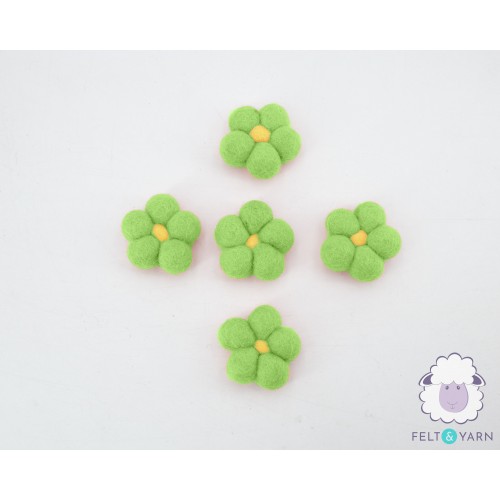 4cm Mini Felt Ball Flowers