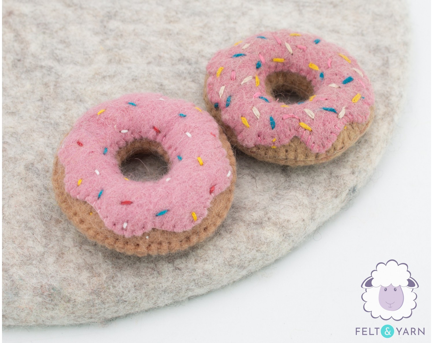 5cm Donuts with Sprinkles
