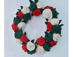 40cm Felt Floral Wreath for...