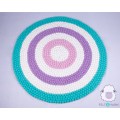 Vibrant Six-layer Rainbow Felt Ball Rug