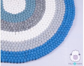 Six-layer Blue Rainbow Felt...