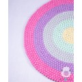 Five-layered Rainbow Felt Ball Rug