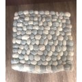 40cm Wool Felt Stone Stool | Wool Felt Pebble Stool