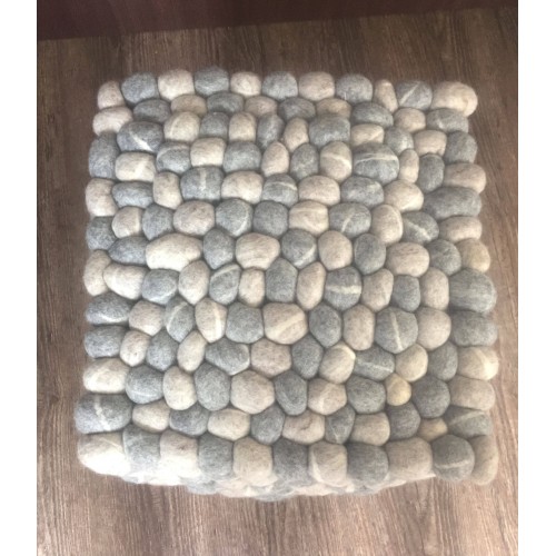 40cm Wool Felt Stone Stool | Wool Felt Pebble Stool