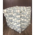 40cm Wool Felt Stone Stool | Wool Felt Pebble Stool
