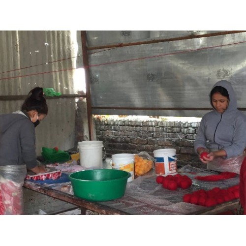 40cm Wool Felt Stone Stool | Wool Felt Pebble Stool