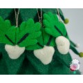 Handcrafted Felt Veggie Ornament