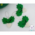 Handcrafted Felt Veggie Ornament