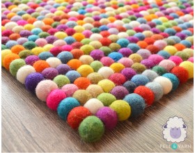 Bright Multicolor Felt Ball...