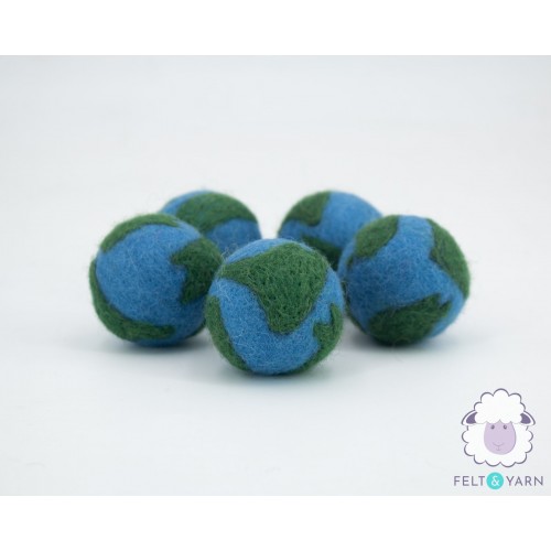 4cm Felt Ball Globe
