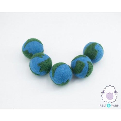 4cm Felt Ball Globe