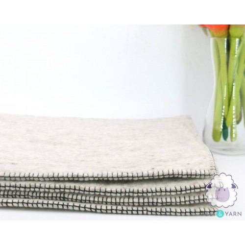 Natural Colored Felt Seat Pad