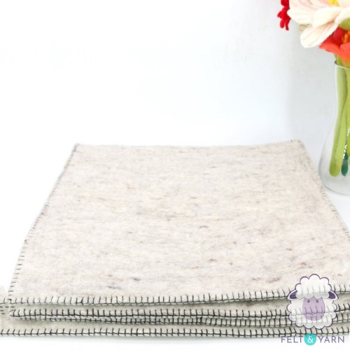 Natural Colored Felt Seat Pad